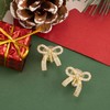 XGALBLA Gold tone Bow Clip on Earrings for Women Trendy