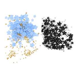 FOMIYES 2bags Nail Charms Decorative Flower Nail Art Accessories Includes Flowers for Manicure Easy to Apply