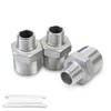 Bwintech 3 Pcs 1/2" Male to 3/4" Male BSP Thread