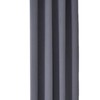 Blackout Curtain Polyester Bedroom Darkening Curtains Dark Grey for Household