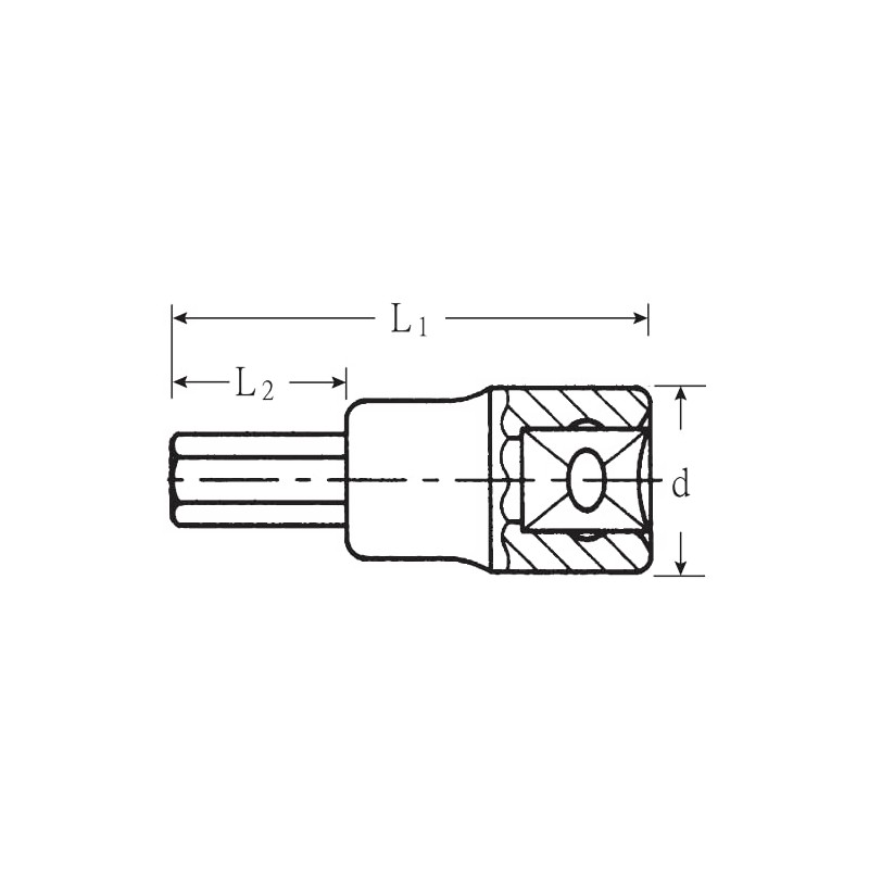 Stabilay Inhex Socket 49-6 Insertion Angle: 0.37 x Total Length: