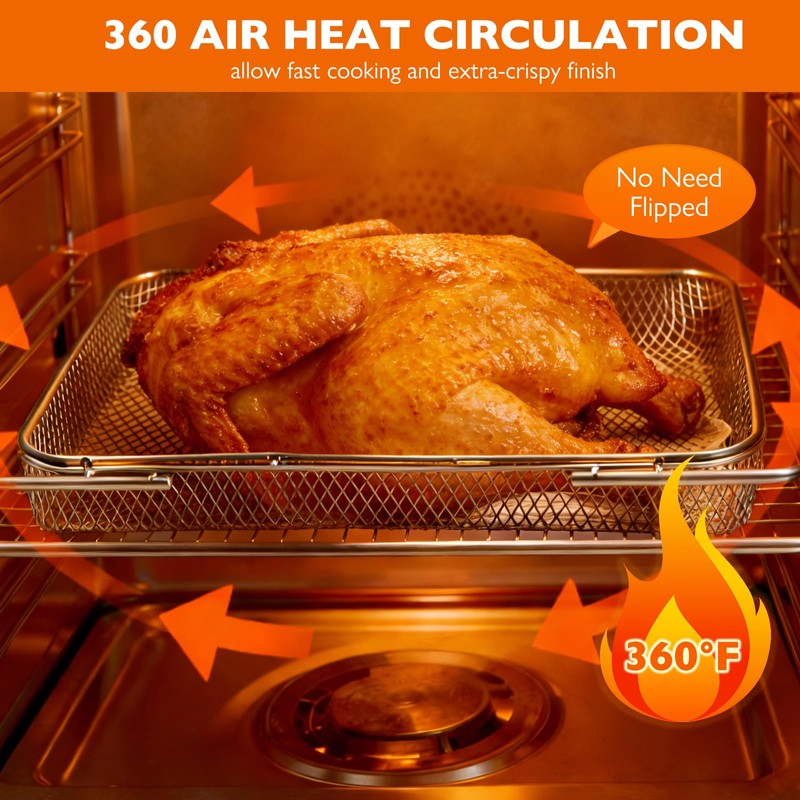 Air Fryer Basket and Baking Pan Replacement Ninja SP151 Flip