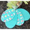 Coasters, Large Oval, Set of 4 (Easter, Multi-Colored)