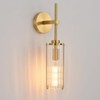 HermnJakk Modern Brass Wall Sconce,18" Gold Wall Sconces,Bathroom Vanity Light