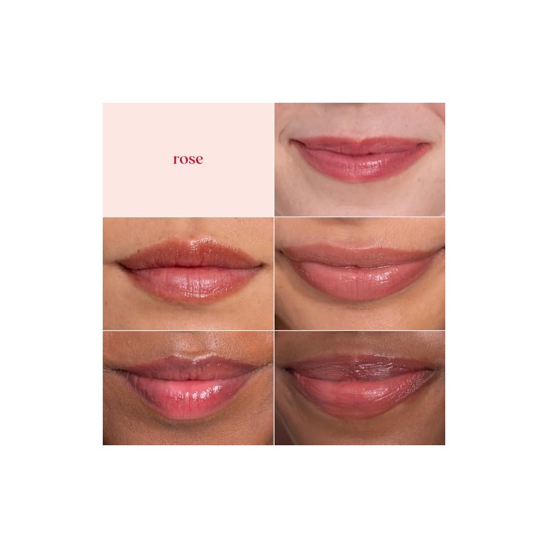 Bálsamo de Labios Burt 's Bees, color rosas tintadas, 0.15