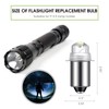 Honoson 3 Pieces Flashlight Bulb 55-Lumen 4.5 Volt LED Krypton