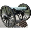 H61411 Civil War Cannon Cardboard Cutout Standup