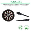Pack of 200 Dart Tips, Plastic, Black, 2BA Thread Dart