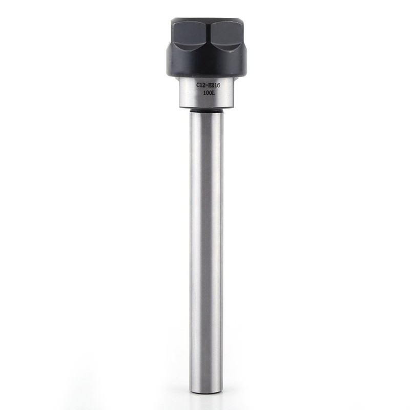 C12-ER16A-100L Collet Chuck Extension Rod 12mm Straight Shank Chuck Holder