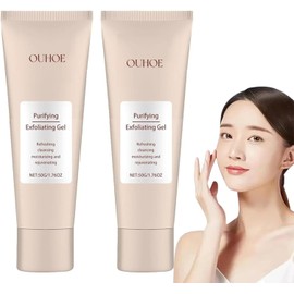 2 piezas de gel exfoliante purificante, gel exfoliante facial y corporal para todo tipo de piel, crema purificante, Puri