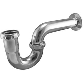 Keeney 305CP 17 GA P Trap, 1-1/2" x 1-1/2", Polished Chrome