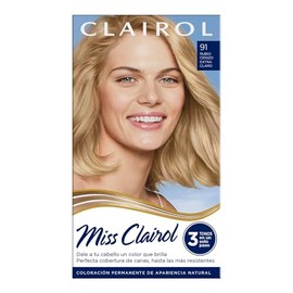 Miss Clairol Tinte Permanente 91 Rubio Cenizo Extra Claro