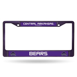 Central Arkansas Bears Chrome Metal (Purple Painted) License Plate Frame