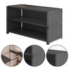 Dormitory Shoe Rack, 3-Tier Small Shoe Rack for Closet and