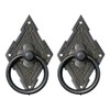 Nesha Design Components Eastlake Style Ring Pulls for Cabinets and