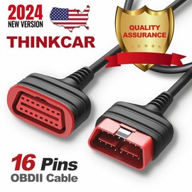 THINKCAR ThinkDiag 16Pin Male to Female OBD2 Diagnostic Extension Adapter Cable Connector