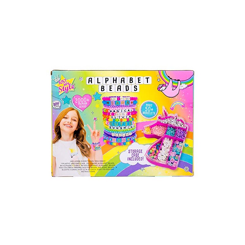 Alphabet Beads Bracelet Making Studio, Make 50+ Custom Bracelets With