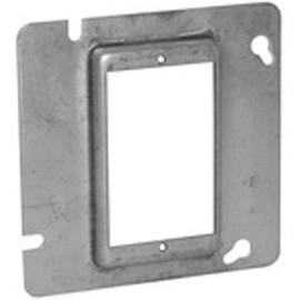 Hubbell-Raco 837 4-11/16" Square Cover, 1-Device, Mud Ring, 1/2" Raised, Drawn