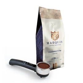 Marquis - Commodore’s Cup Ground Coffee, Rich and Bold Coffee Ground, Fresh Blended African Ground Coffee Medium Roast with Wined Acidity, Premium Coffee Grounds, 2 lb