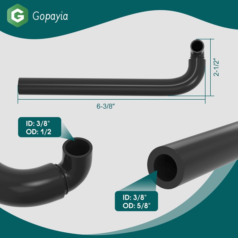 Replacement 2432693-S Breather Hose for Kohler Command PRO Twin 17hp-25hp