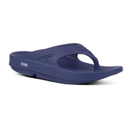 OOFOS OOriginal Recovery Sandal, Midnight Navy - Women’s Size 10, Men’s Size 8