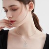 JERWLI Angel Numbers Necklace S925 Sterling Silver 444 Lucky Number