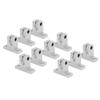 10 Pcs Linear Motion Rail Guide Support Aluminum Alloy High