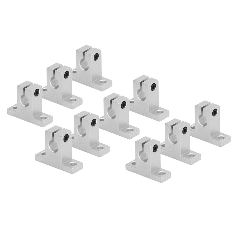10 Pcs Linear Motion Rail Guide Support Aluminum Alloy High