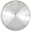 Bulova C4846 Director Wall Clock, Satin Pewter Finish