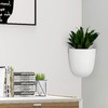 ORIMERC 2 Pack Corner Wall Mounted Hanging Planter Vertical Self