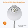 LEPOWER Metal Desk Lamp, Adjustable Goose Neck Table Lamp, Eye-Caring