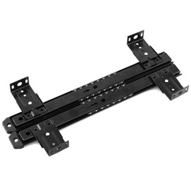 Lind Kitchen 1-Pair 14 inch / 350mm Keyboard Slide Super Smooth Mute Ball Bearing Pull Out Tray Adjustable Hanging Bracket Suspension Track Guide Rail Fold Telescopic Drawer Runners Black
