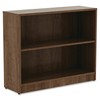 Lorell Walnut Laminate Bookcase, 29.5" x 36" x 12"