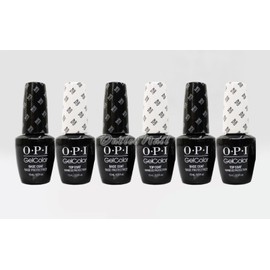 OPI LOT 6 OPI GelColor Soak-Off Gel Color UV LED: 3 BASE + 3 TOP COAT 15ml 0.5oz Set
