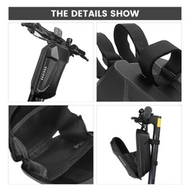 INVANTI Electric Scooter Bag, Portable Handlebar Bag for Electric Bike/Bicycle/Motorcycle