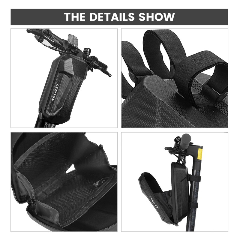 INVANTI Electric Scooter Bag, Portable Handlebar Bag for Electric Bike/Bicycle/Motorcycle