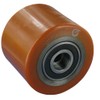 Rollentechnik Pallet Trolley Roller Replacement Polyurethane 80 x 40 Clamping Length 40 Axle Bore: 17
