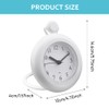 DASNTERED Bathroom Hanging Clock, Waterproo-f Bathroom Shower Clock Dual Purpose