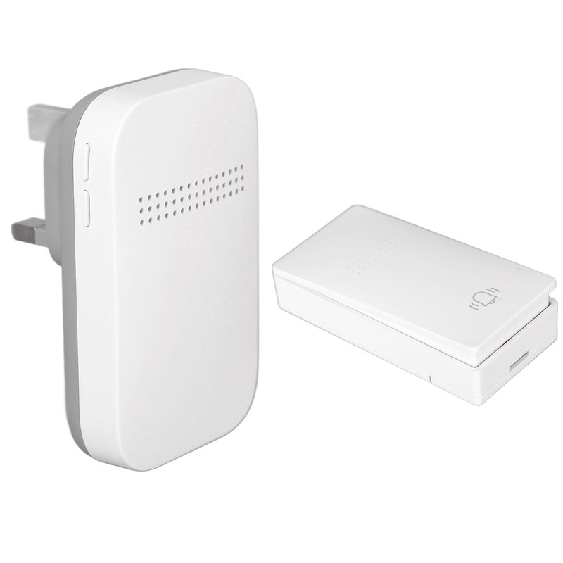 Self Powered Door Bell with Receiver Automatic Ringing Push Button