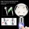 JINYOMFLY LED Shower Head with Colour Changing, LED Hand Shower,