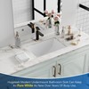 Undermount Bathroom Sink Rectangle, Hugsleek Interior Bowl Size 16 x