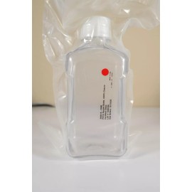 Nalgene 2019-2000 - 2000 mL Square PETG Media Bottle with Closure