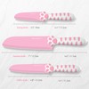 MEOWKIT Cat Paw Cute Kitchen Knife Set,3 pieces Non-Stick Knives,Sharp