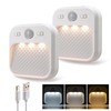 Led Night Light with Motion Detector 2 Pack, Cabinet Light