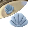 ＫＬＫＣＭＳ Inflatable Bath Pillow Shell Shaped Suction Cup Bath Cushion