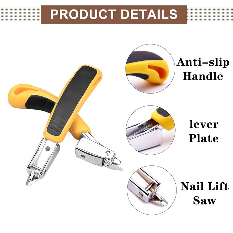 2 PCS Staple Removers Sturdy Staple Puller Tool Stapler Removers