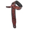 Walker & Williams GB-126 Bourbon Brown Padded Guitar Strap Texas