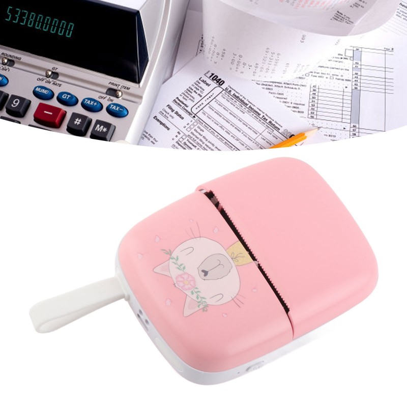 Pocket Thermal Printer HD Mini Multifunctional Bluetooth Phone Printer for