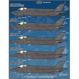 Furball Aero-Design 1/72 Furball F-35A Anthology Part IV Decals for the Tamiya Kit
