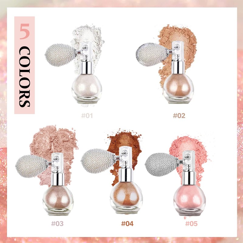 SELINE GIRL ハイライトパウダー パール光沢 3色展開 微細パウダー 立体感メイク ぼうすい ぼうかん 防水防汗